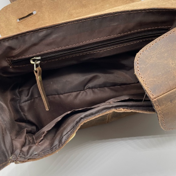 NWOT Creative Leather Arts Toiletry Bag - Picture 7 of 10